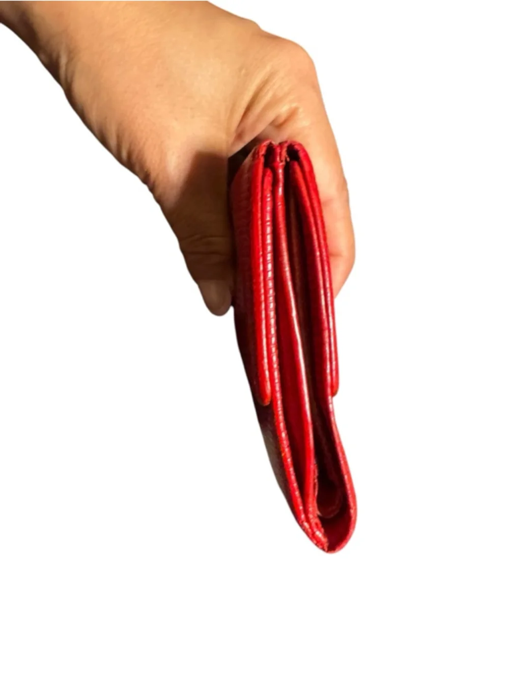 Vintage Louis Vuitton Red Epi Leather Wallet
